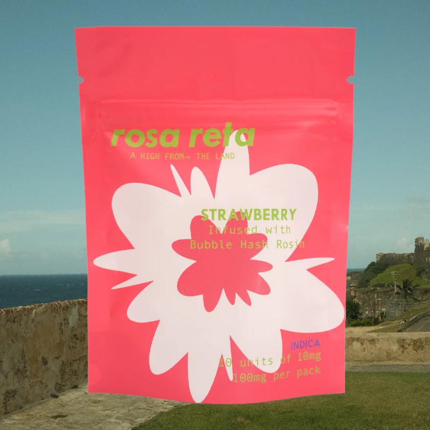 Rosin Infused Gummies Sour Strawberry