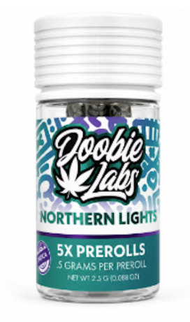 Doobie Labs Northern Lights 5pk Prerolls