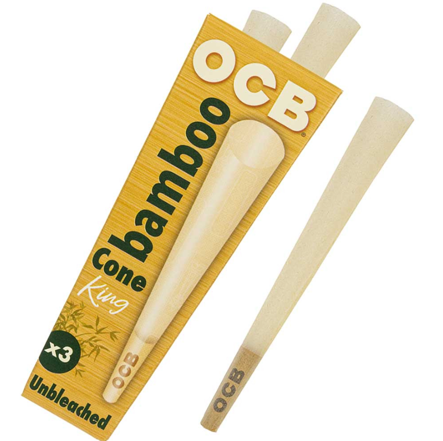 OCB Bamboo Cones King Size 3pk