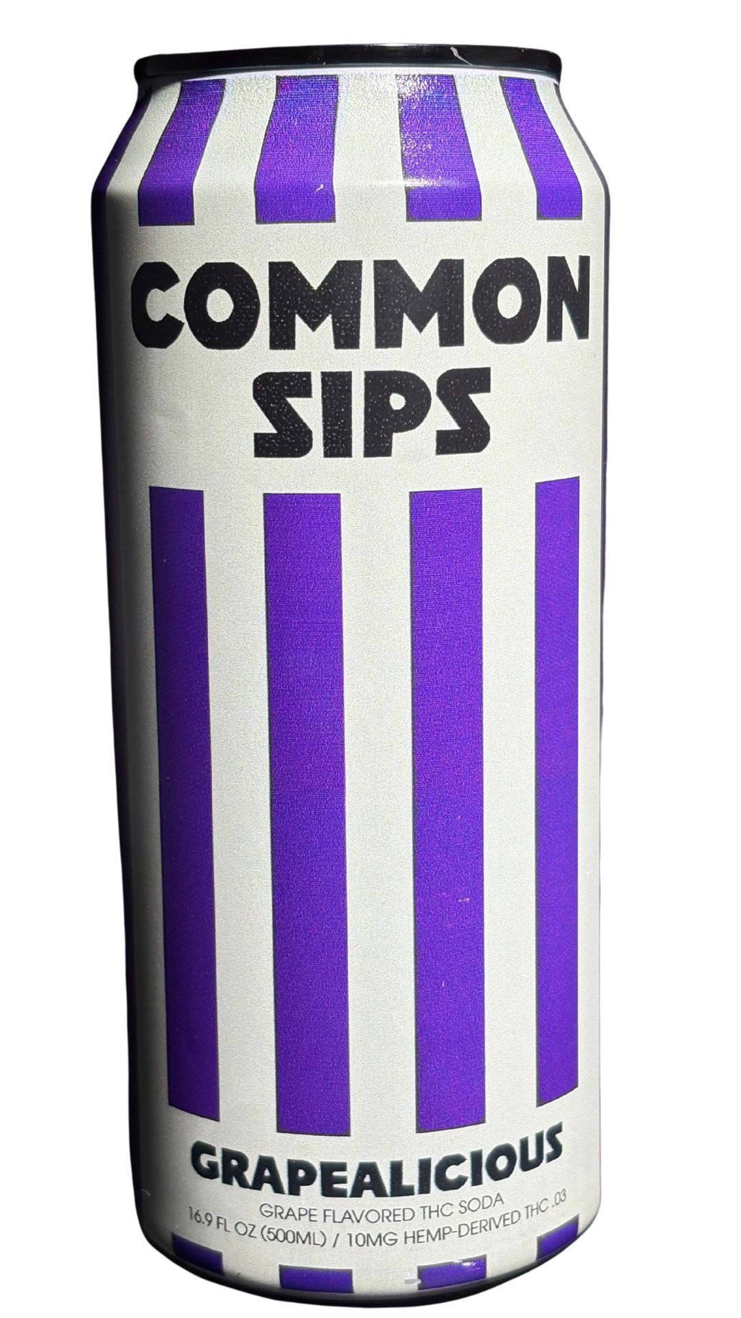 Homestead Brewery - THC Soda - Common Sips - 16 fl oz - 10 MG - Grapealicious