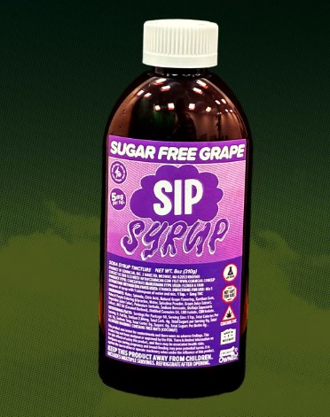 Soda Syrup Sugar-Free Couchlock Grape Tincture 250mg