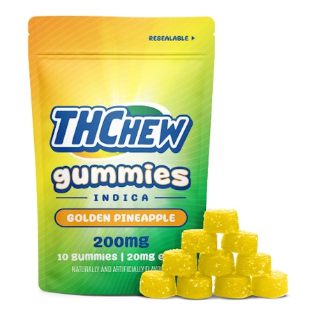 THChew | Golden Pineapple | 200mg Gummies