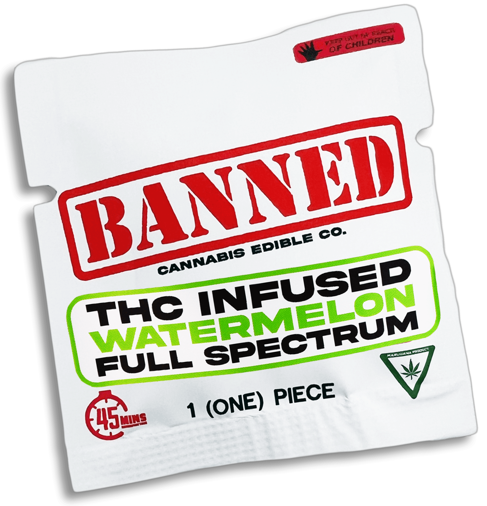 BANNED | WATERMELON SINGLE | 200mg GUMMIES