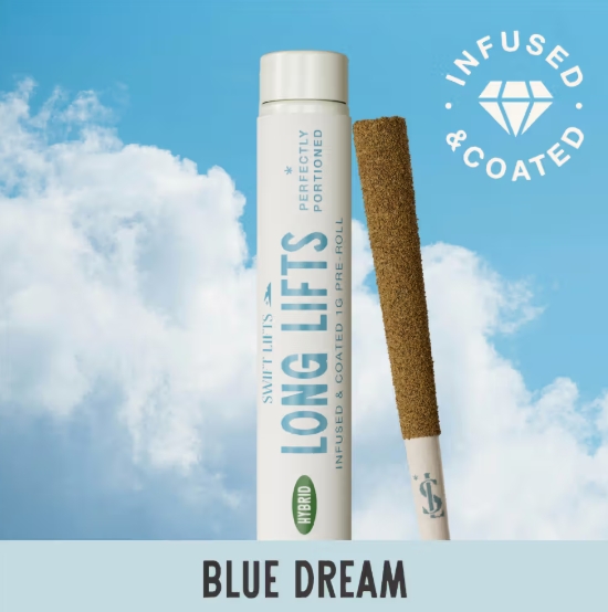 Long Lifts - Blue Dream - 1g - Infused & Coated Preroll