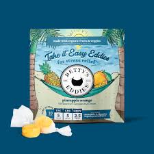 50mg Betty's Eddies-Fruit Chews-Orange Pineapple Edible 5MG THC + 5MG CBG + 5MG CBDV