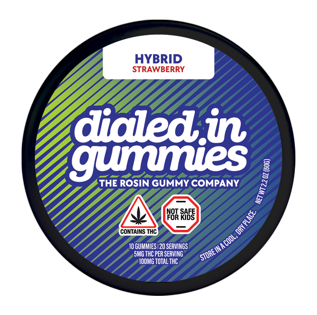 Strawberry Rosin Gummies | Edibles | 100mg