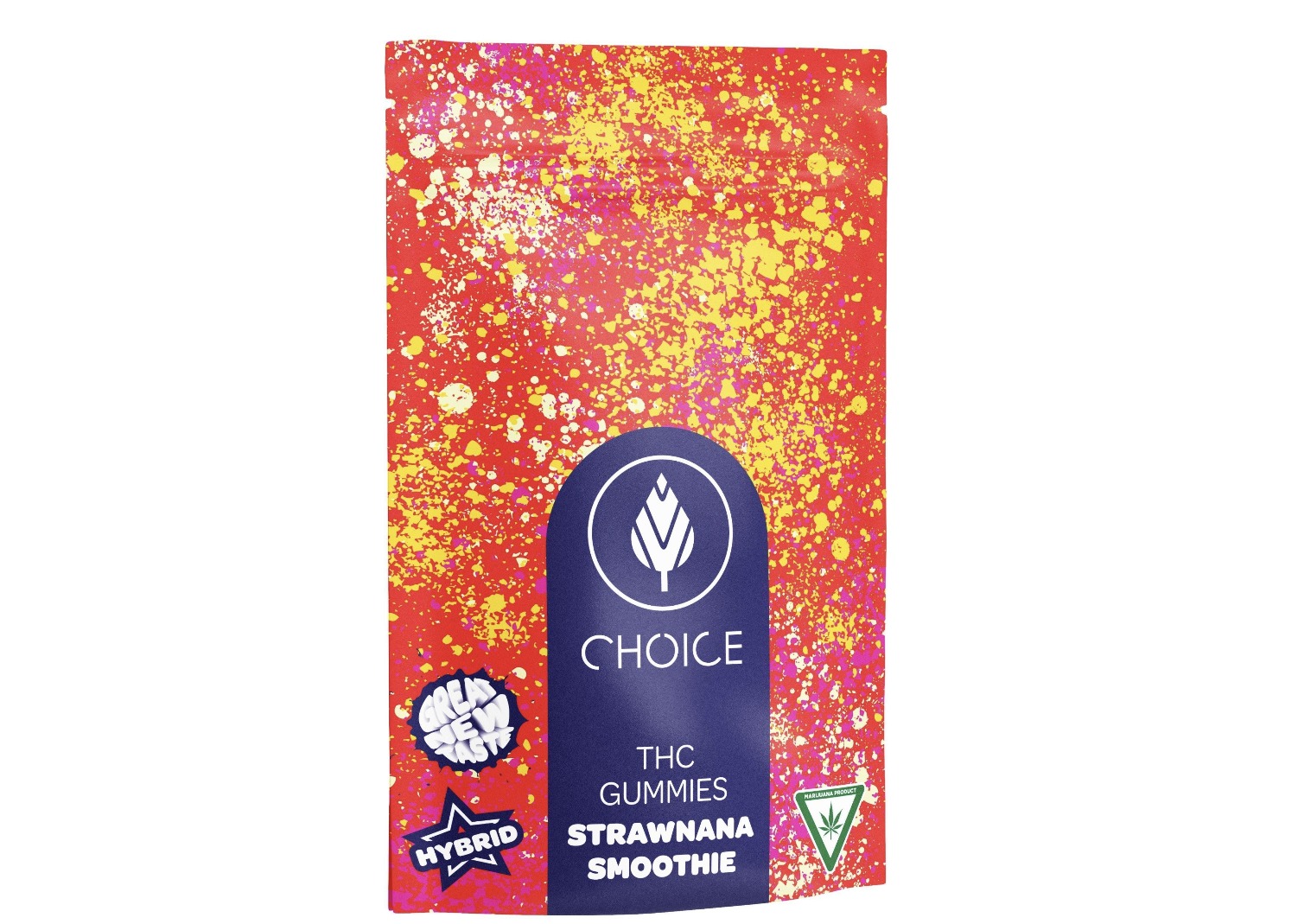 Choice Chews - Gummies - 200mg - Strawnana Smoothie - Hybrid