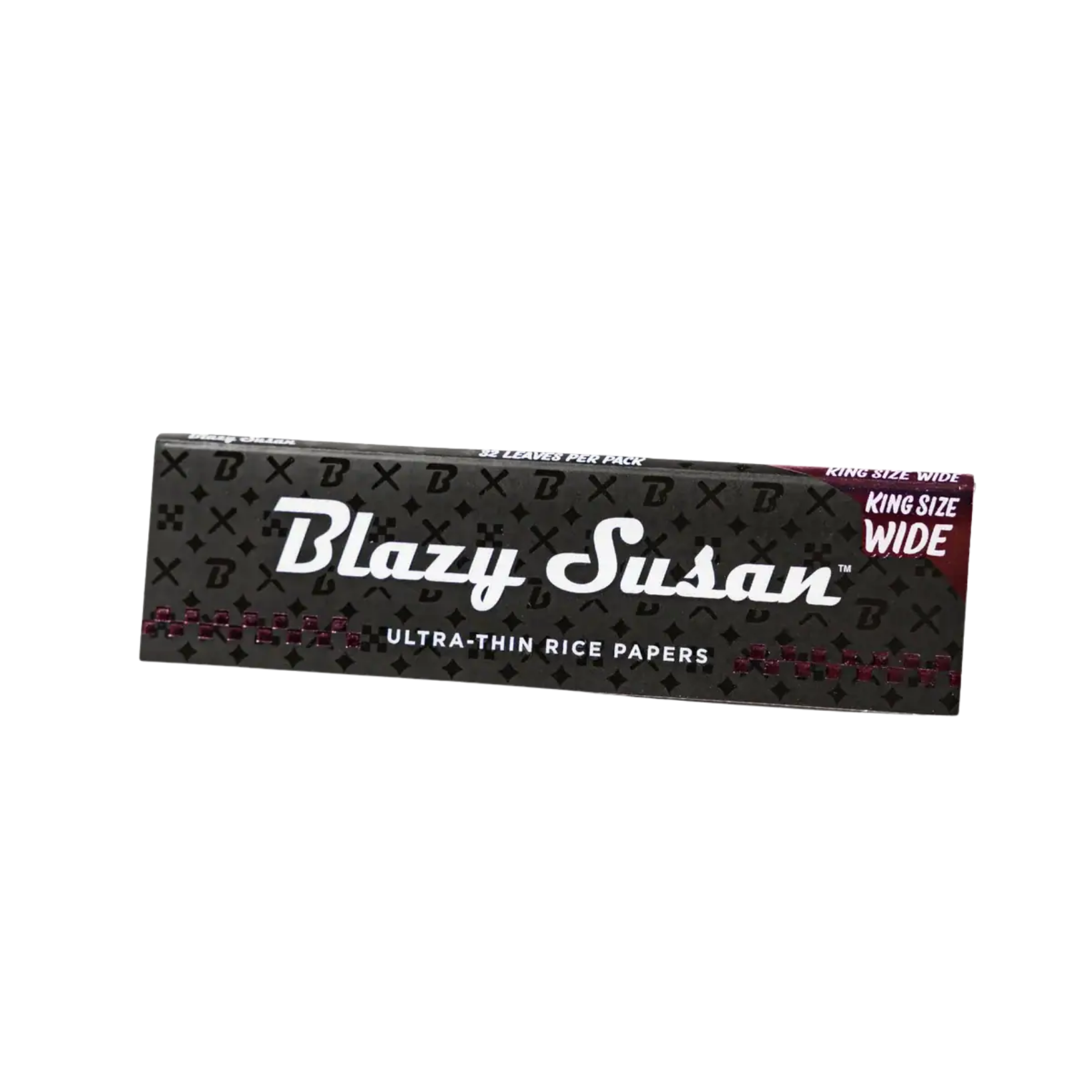 Blazy Susan - Black Ultra Thin Rice Papers KS Wide - 32ct