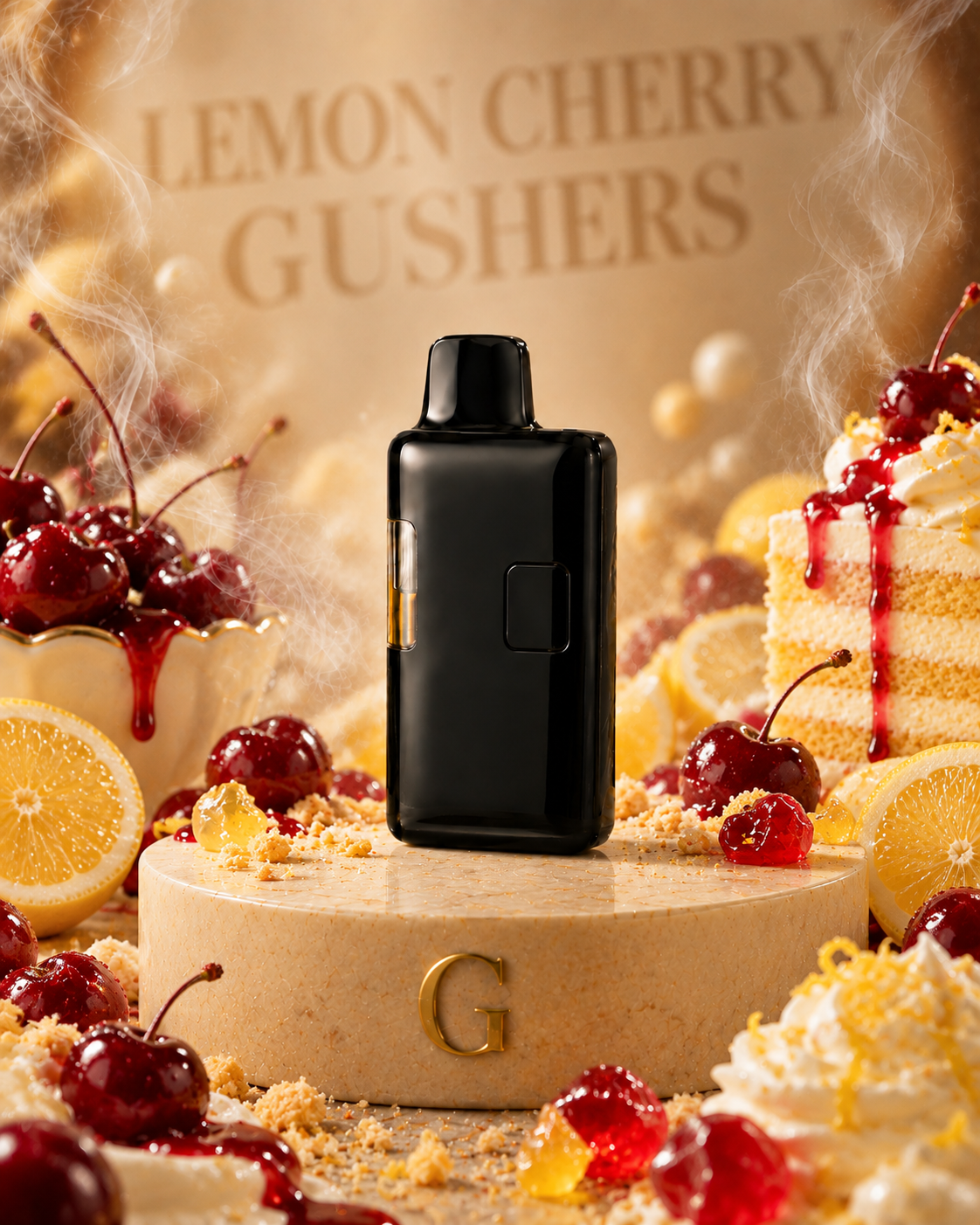 Grams | Lemon Cherry Gushers | AIO Vape | 1g