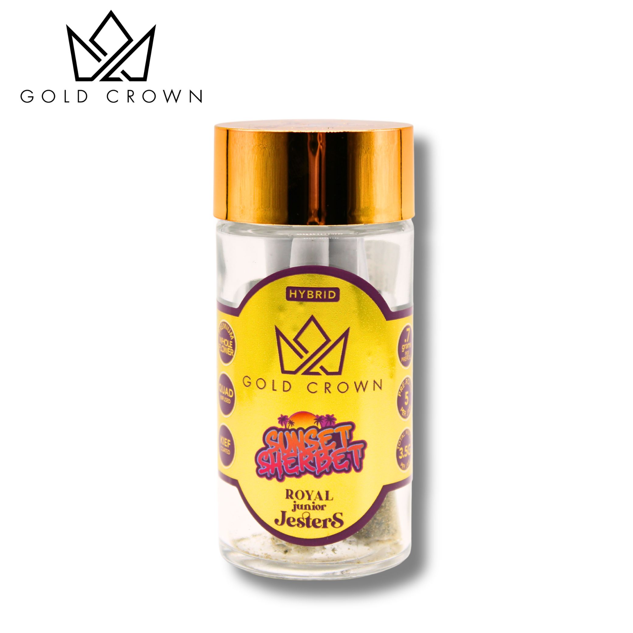 Gold Crown - Royal Junior Jesters - Sunset Sherbert - (5x0.7g) Tarantulas