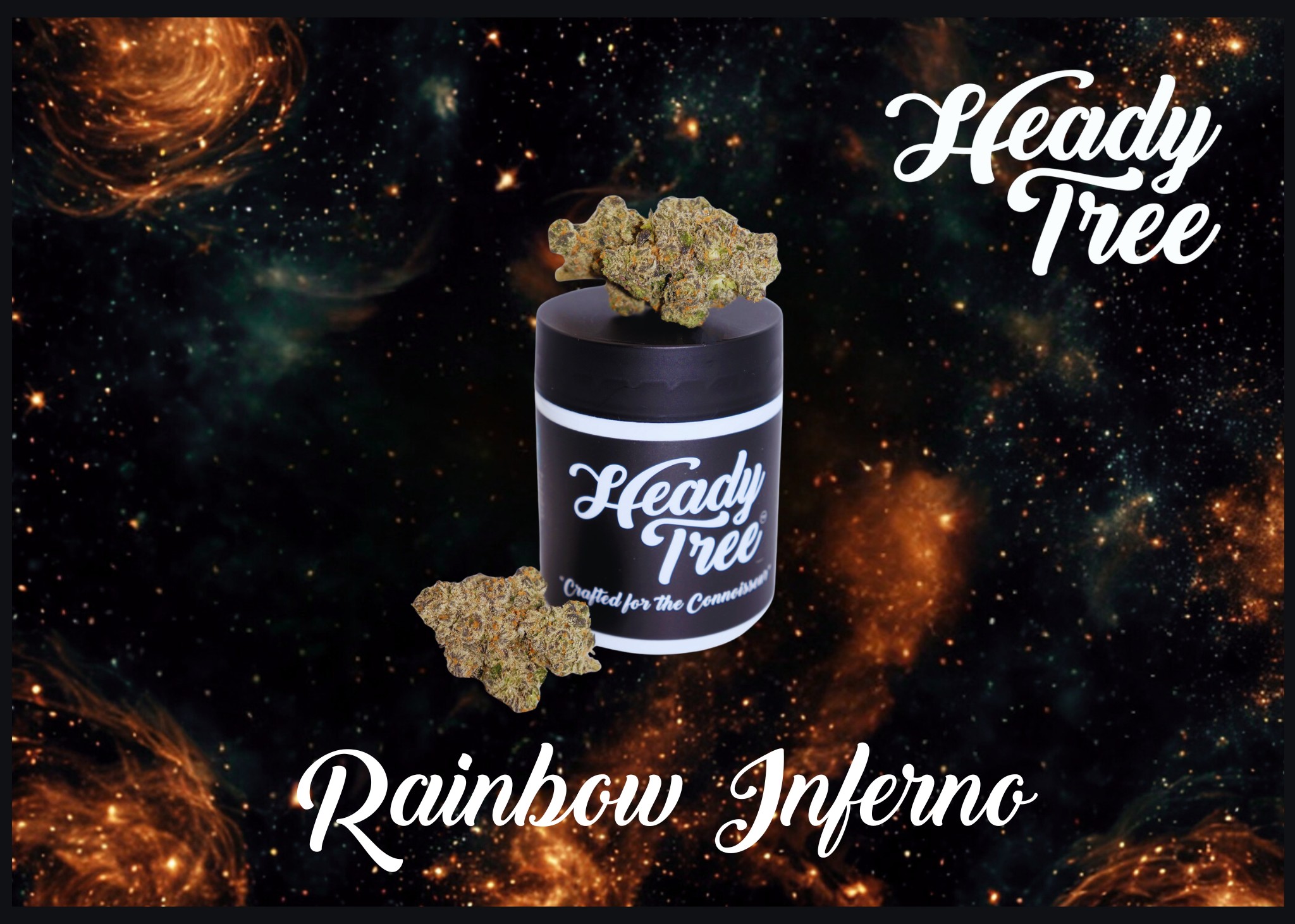 7g Flower Jar | Rainbow Inferno