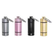 ONGROK ALUMINUM STORAGE KEY CHAIN - GUNMETAL