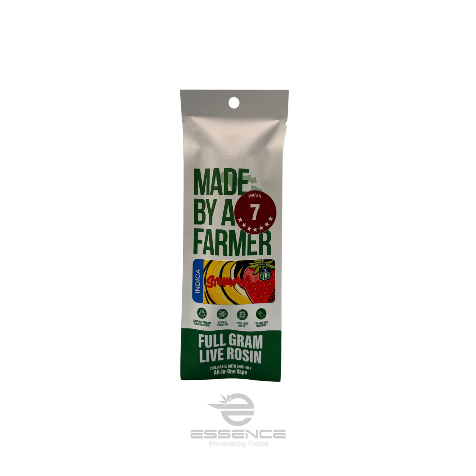 Made By A Farmer - Strawnana - Live Rosin Vape