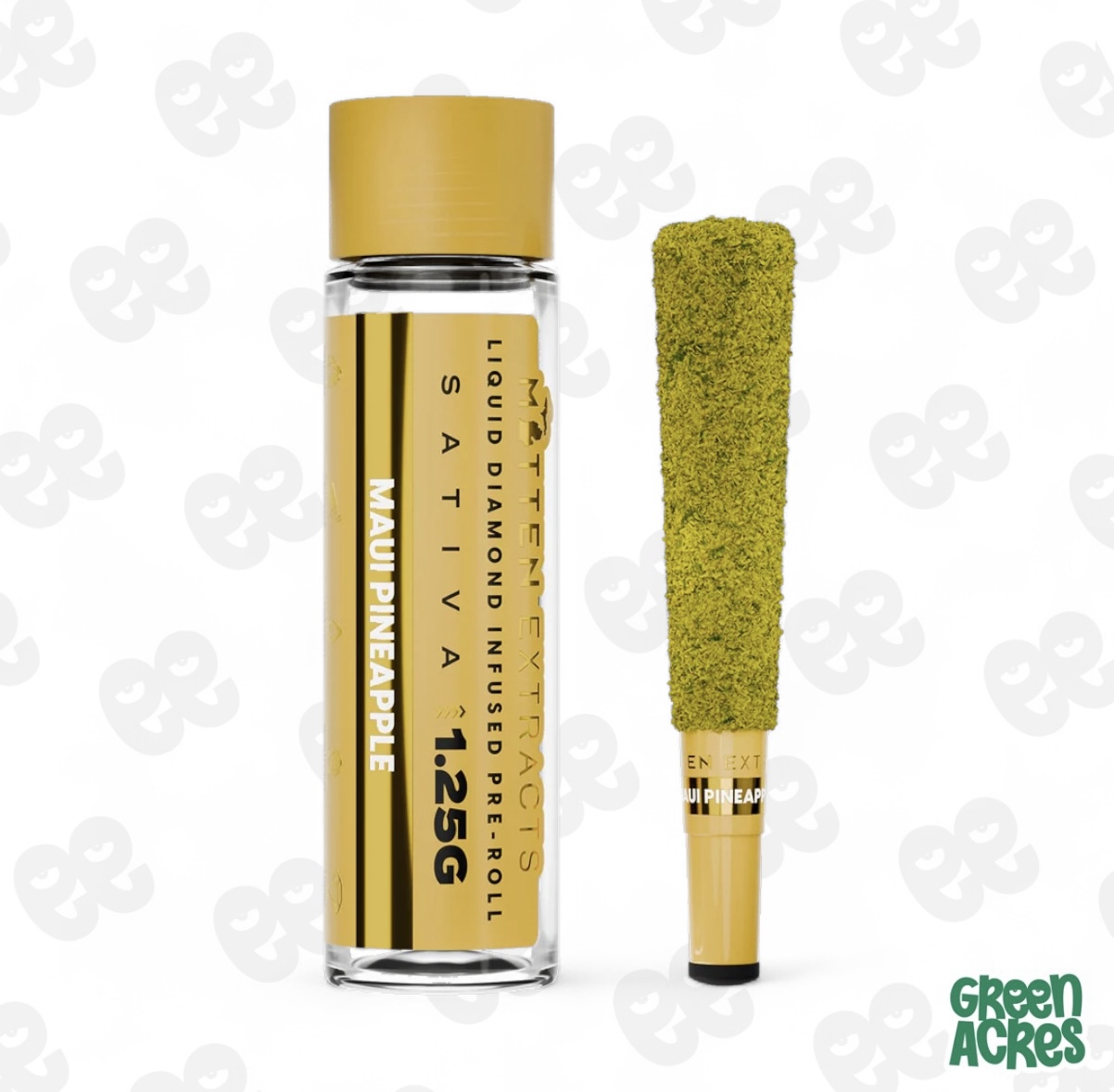 Mitten Extracts: Maui Pineapple 1.25G Infused Pre-Roll