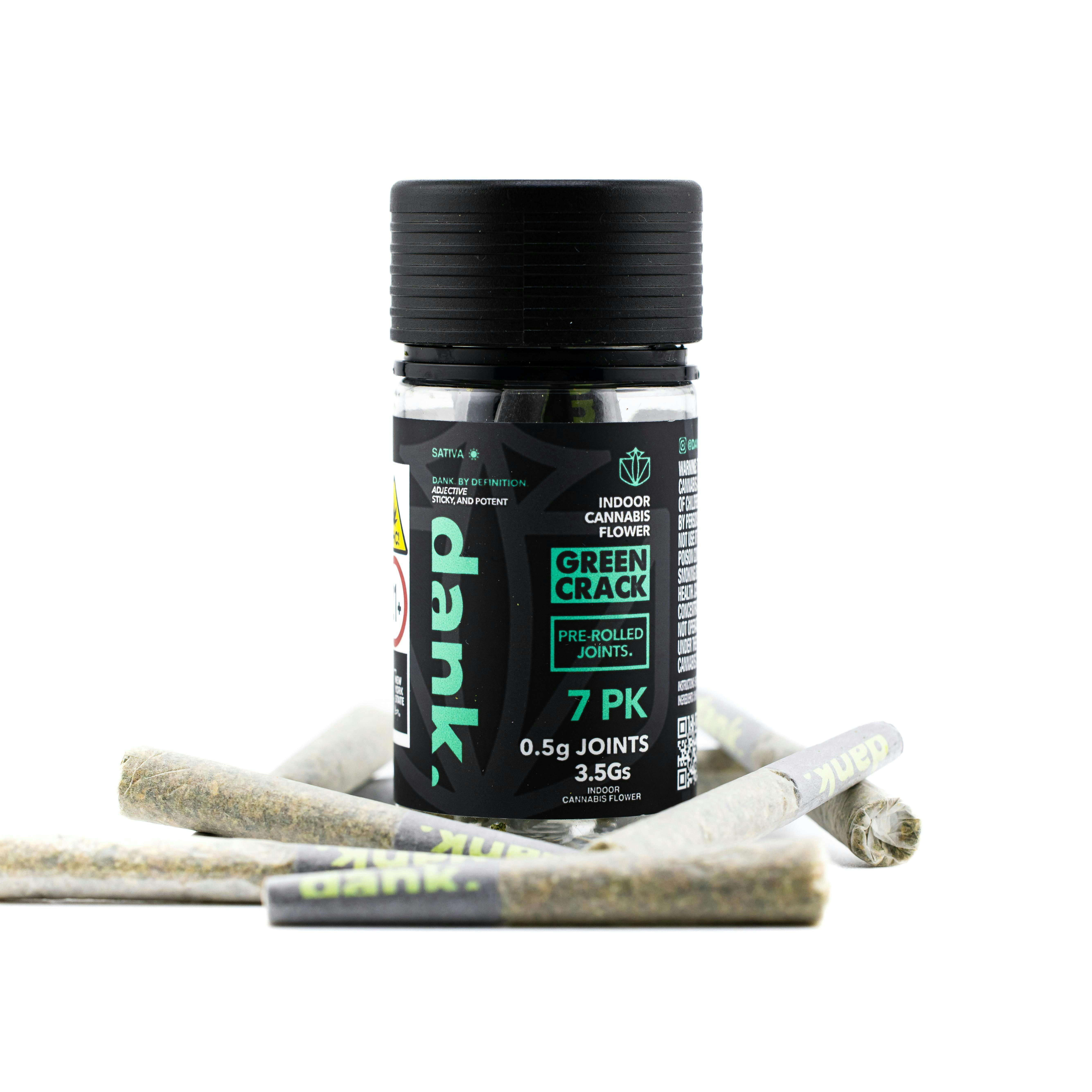 Green Crack | Sativa | Infused Pre-Rolls | 5 Pk |  2.75g