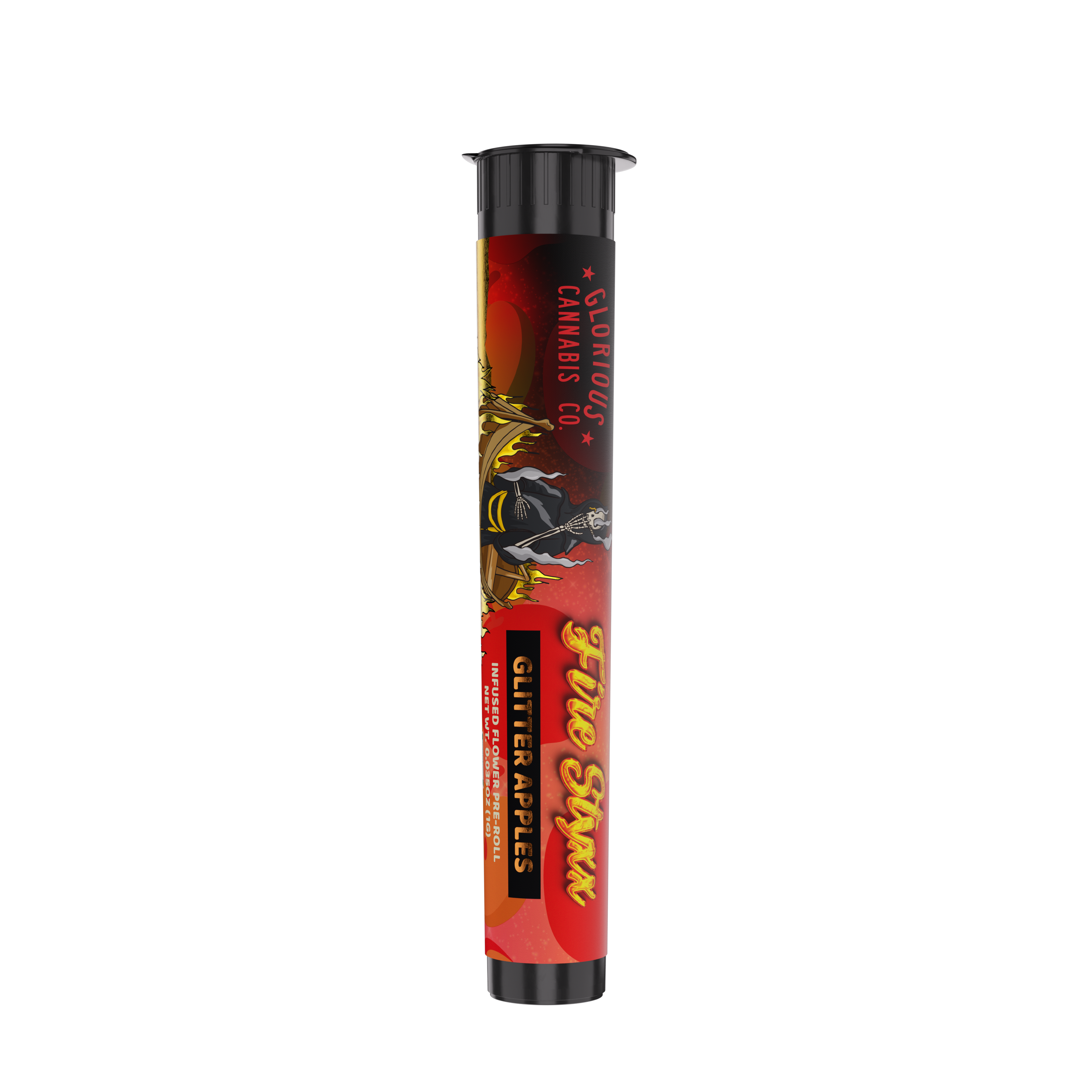 Glorious Fire Styxx Infused Pre Roll | Glitter Apple
