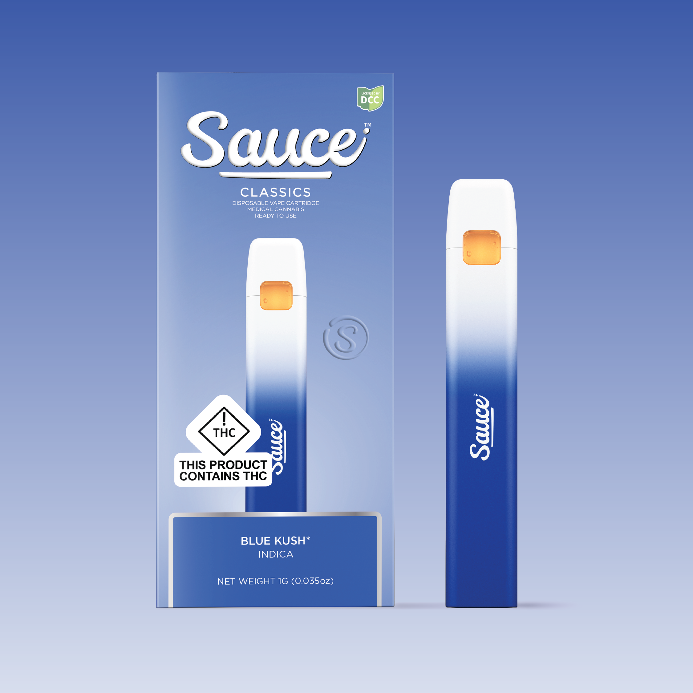 Sauce Classics - Blueberry Kush - 1G AIO (OH) | Pure Ohio Wellness -  Tallmadge