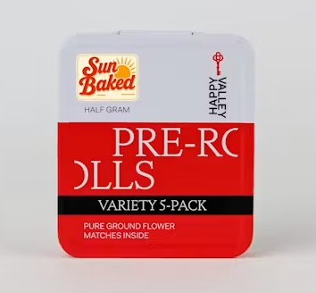 Sun Baked Pre-Roll Variety Pack (5pk x 0.5g)