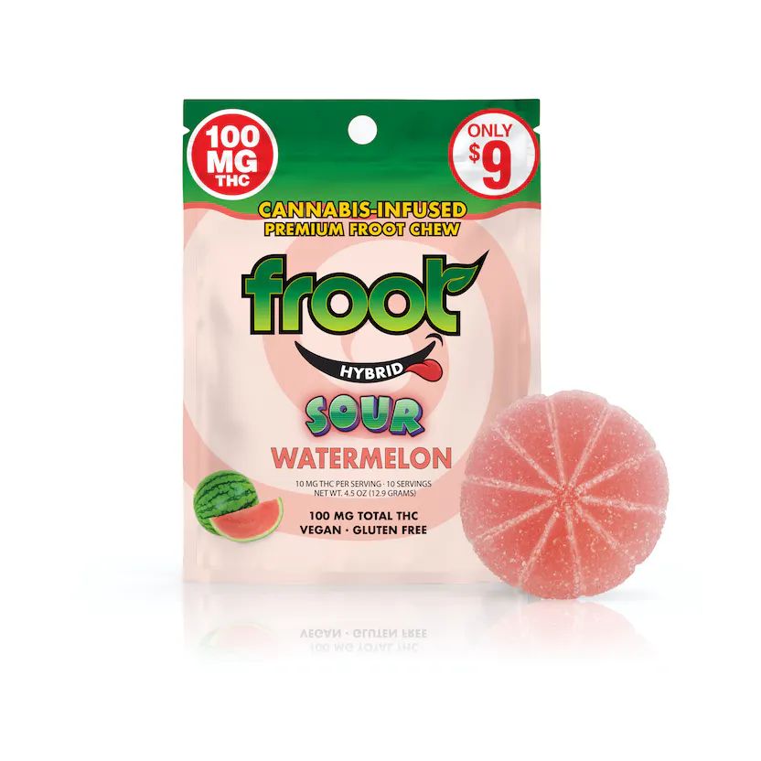 Froot - Sour Watermelon Gummy Single 100MG