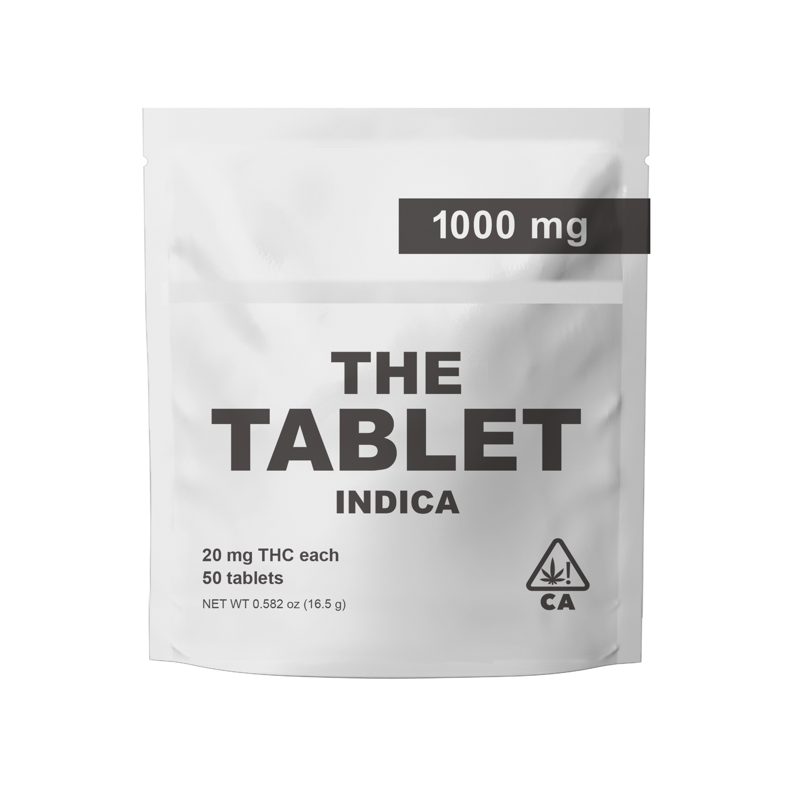 THE TABLET — Indica Tablets - 1000mg 50pk - The Tablet - 1g