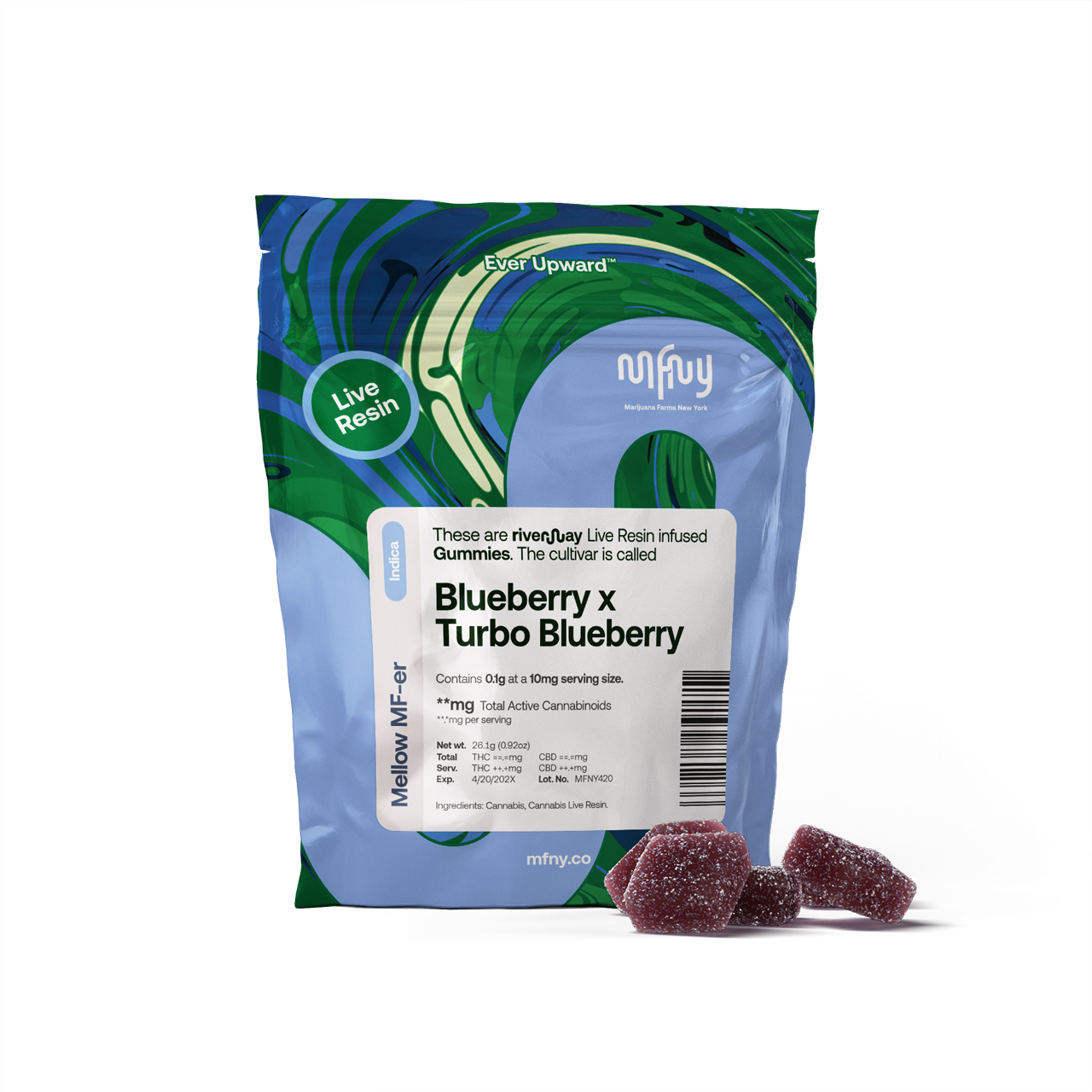 MFNY | Blueberry x Blueberry 2.0 (Live Rosin) | Gummies | 10pk