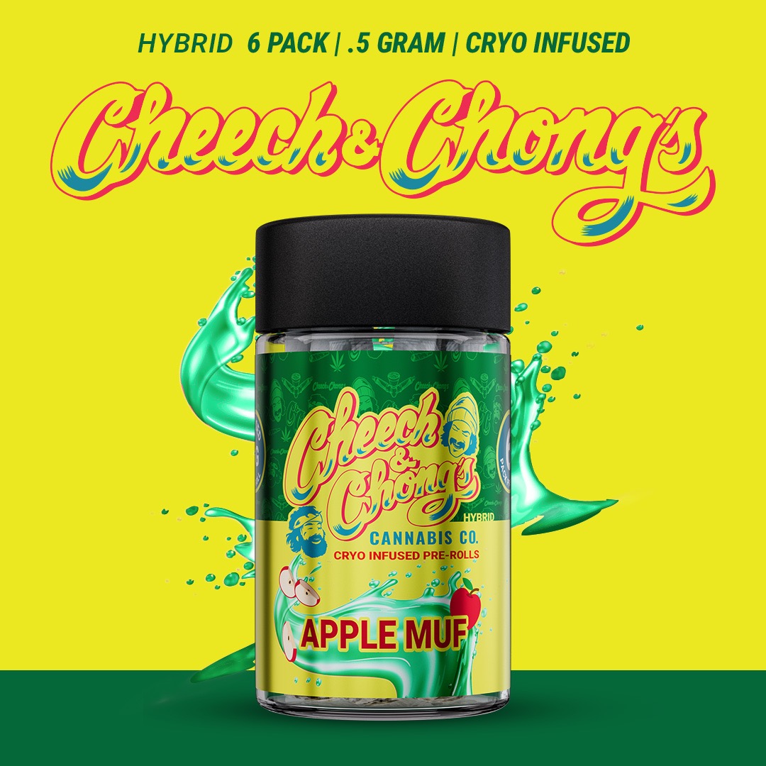 Cheech & Chong x 6 Pack Cryo-Infused Pre-Rolls | Apple MUF