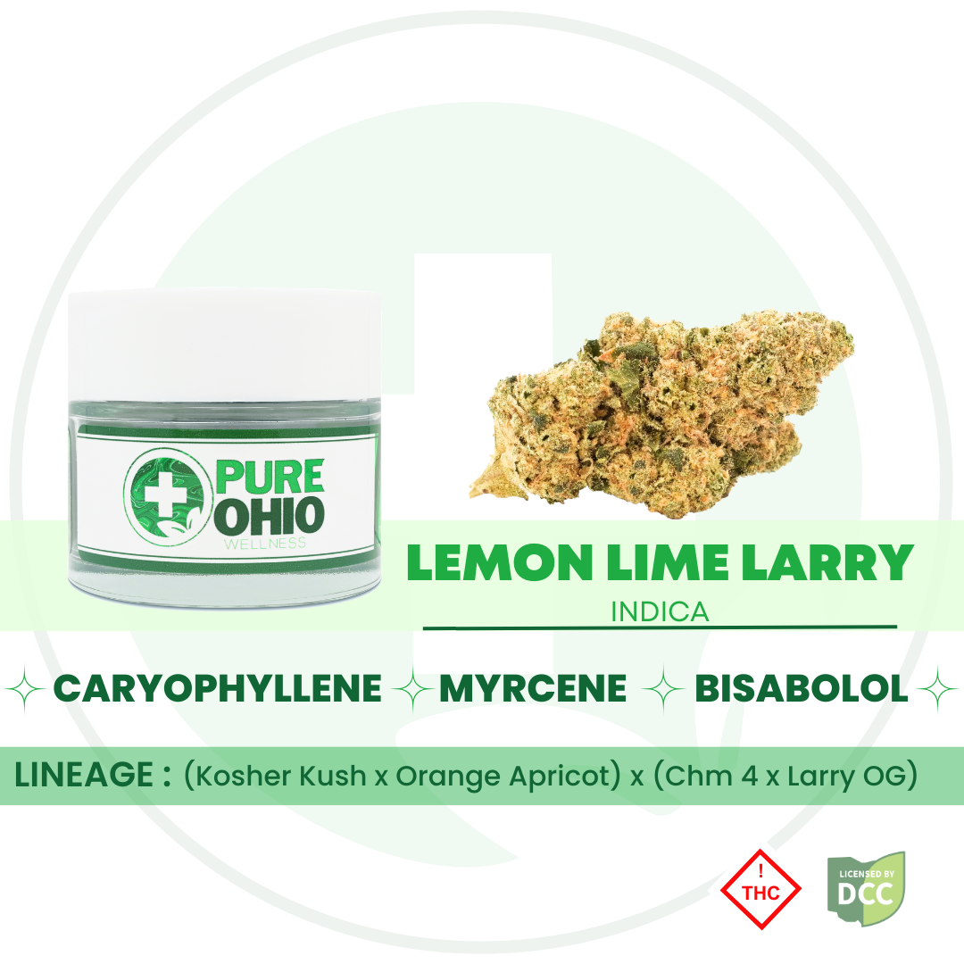 Lemon Lime Larry (Indica) - 2.83g - POW | Pure Ohio Wellness (Dayton)