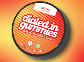 5mg Tangerine Sativa Rosin Gummies 20pk