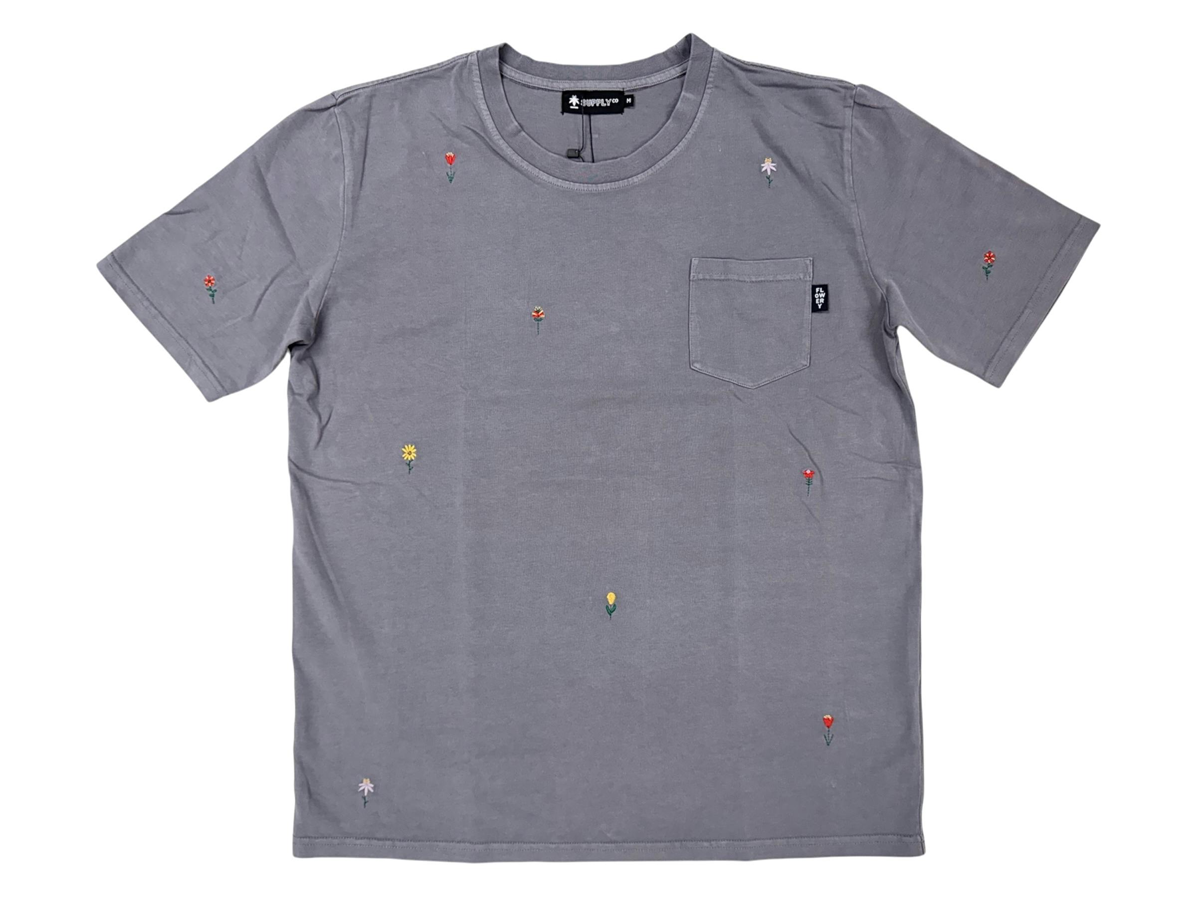 Embroidered T-shirt L