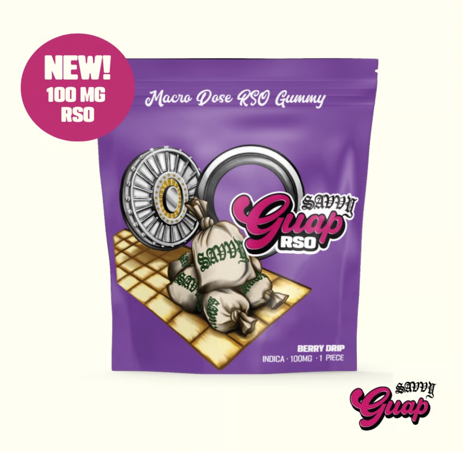 Savvy Berry Drip (I) RSO Guap Gummy 100mg 1pk