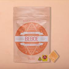 300mg - 20 Piece Edible (THICK) - Sour Golden Peach 2:1 CBD:THC - Beboe - REC