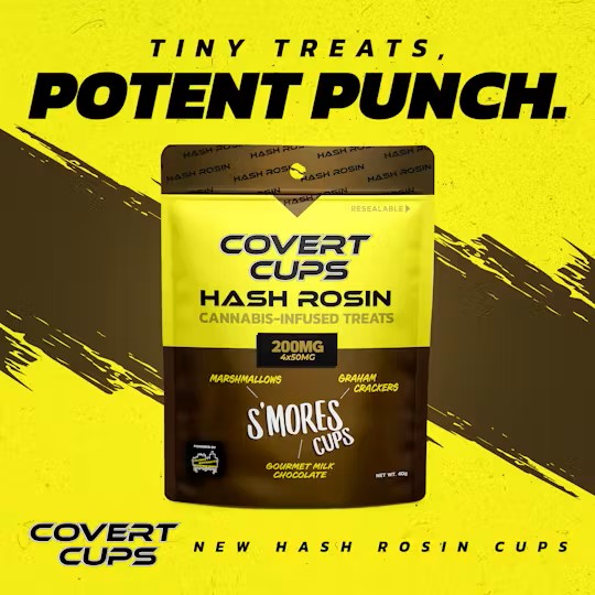 Covert Cups Smore's Cups Hash Rosin Edible 200mg