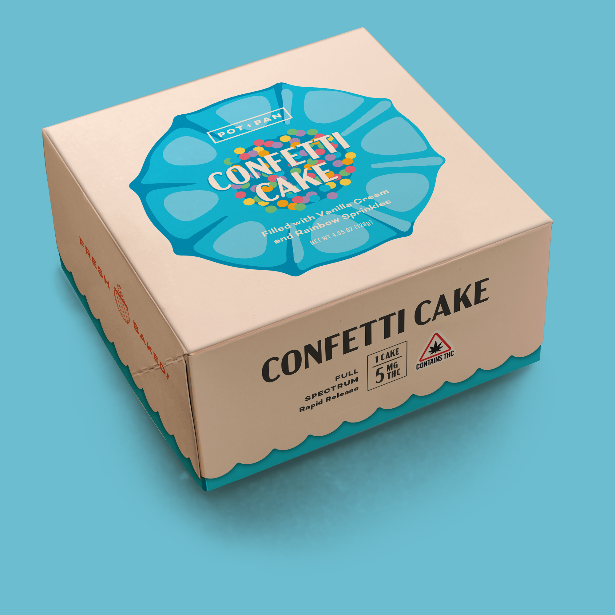 CONFETTI CAKE BUNDT | 1PC | 5MG