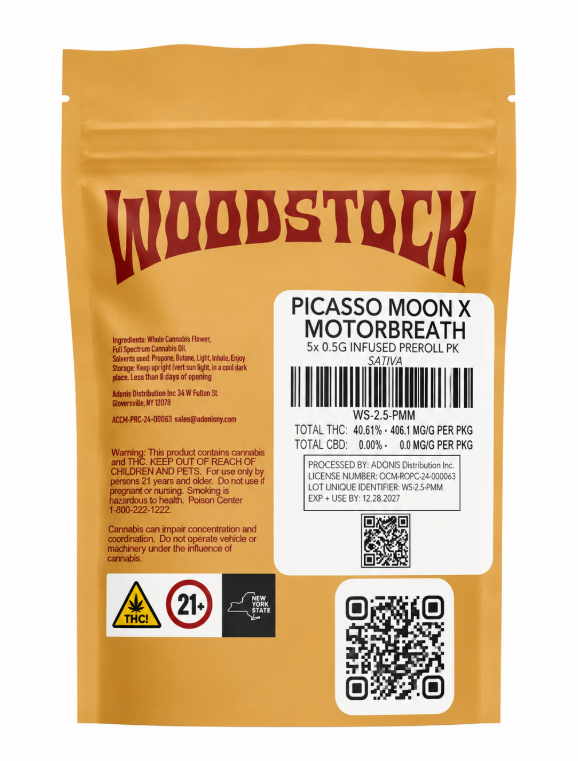Picasso Moon x Motorbreath | Infused Pre-Rolls | 5pk | 2.5g