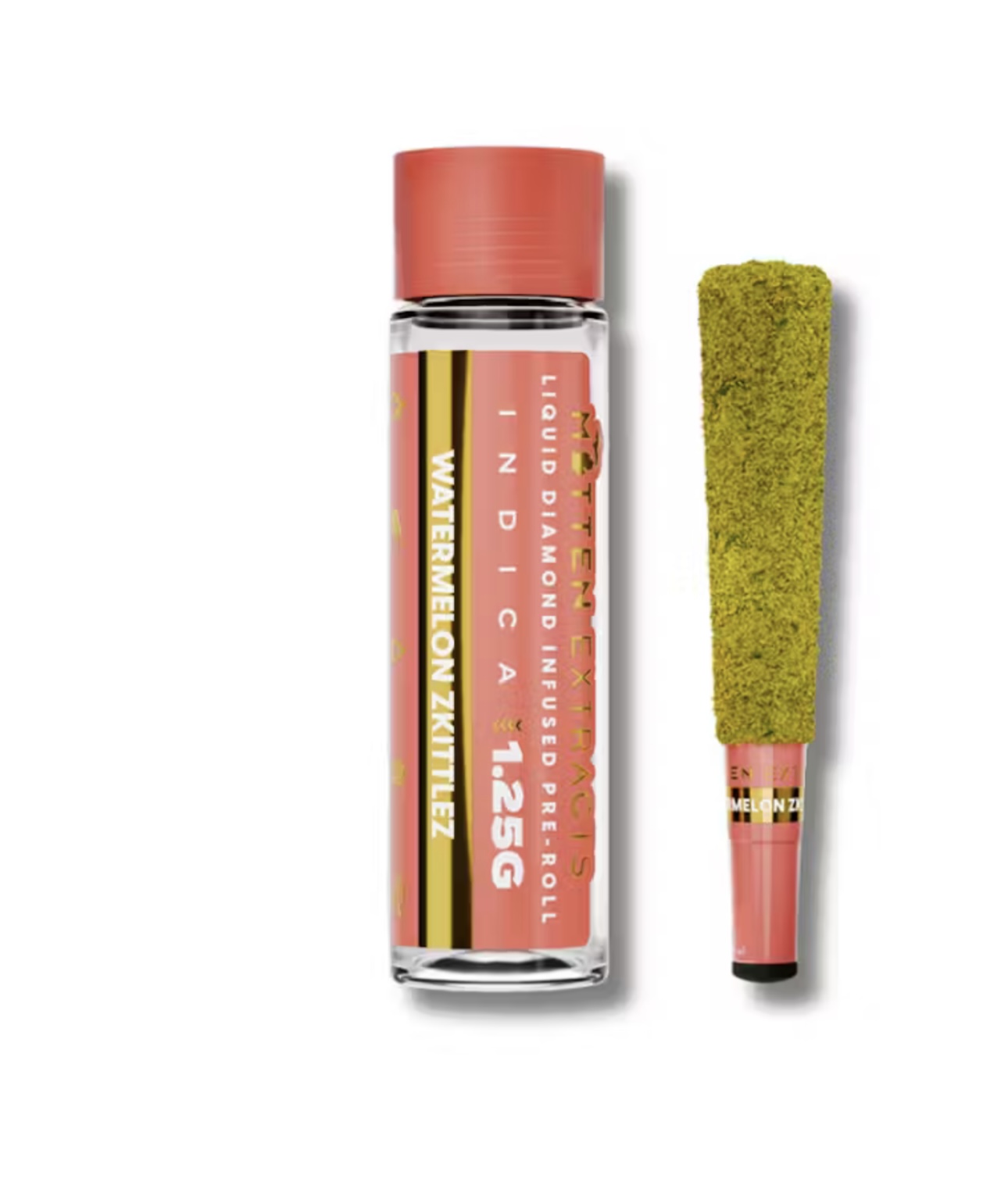 Mitten Extracts: Watermelon Zkittles (I) 1.25G Infused Preroll