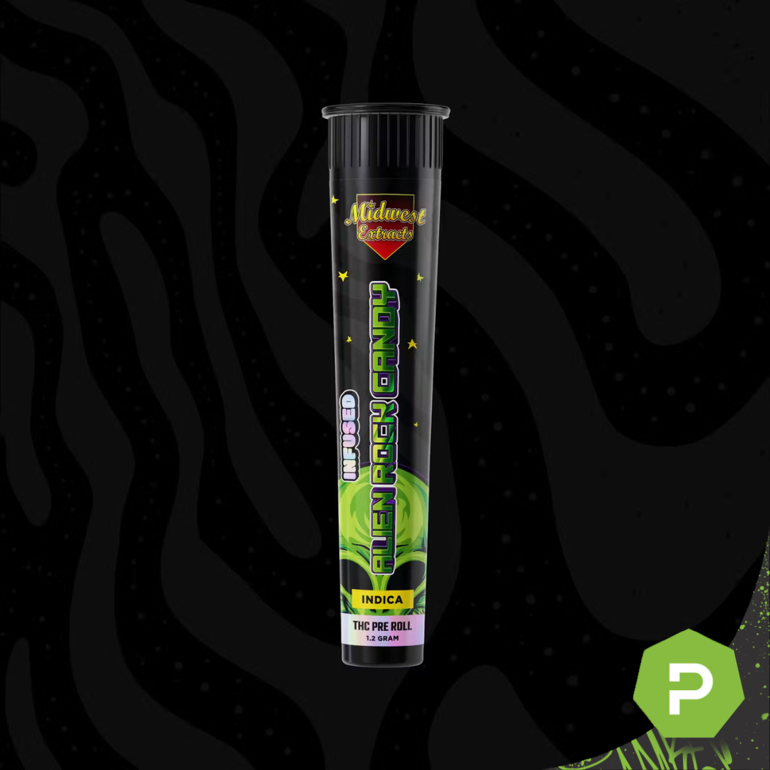 Midwest Extracts | 1.2g Infused Pre-Roll | Alien Rock Candy
