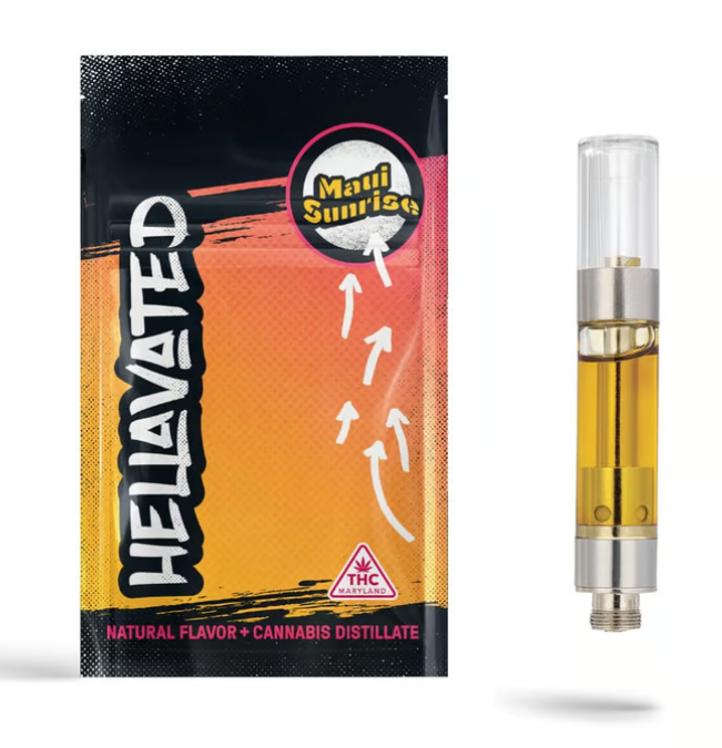 Maui Sunrise Distillate Cartridge | 1g - Hellavated