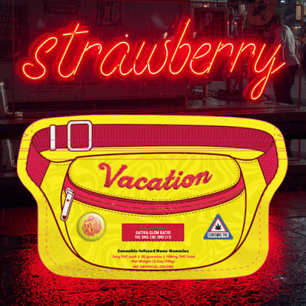 Vacation | Gummies | Nano | Strawberry | 2:1 THC:CBC | 10 Pack | 10mg