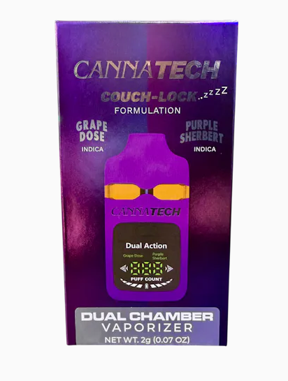 Cannatech Grape Dose x Purple Sherbert Dual Chamber Vape
