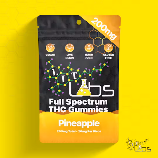 Lit Labs 200mg Full Spectrum - Pineapple