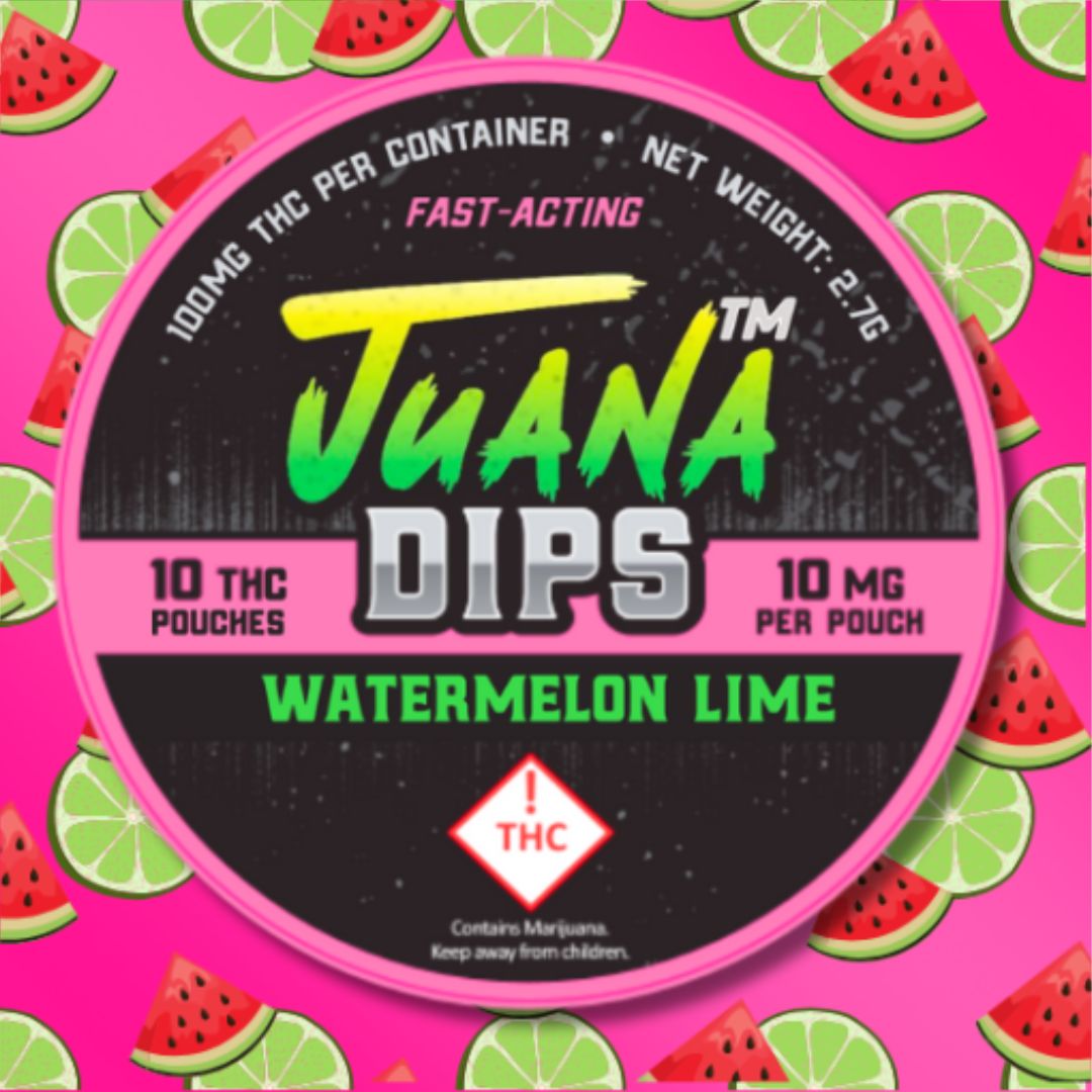 Watermelon Lime flavored THC Pouches | 100mg