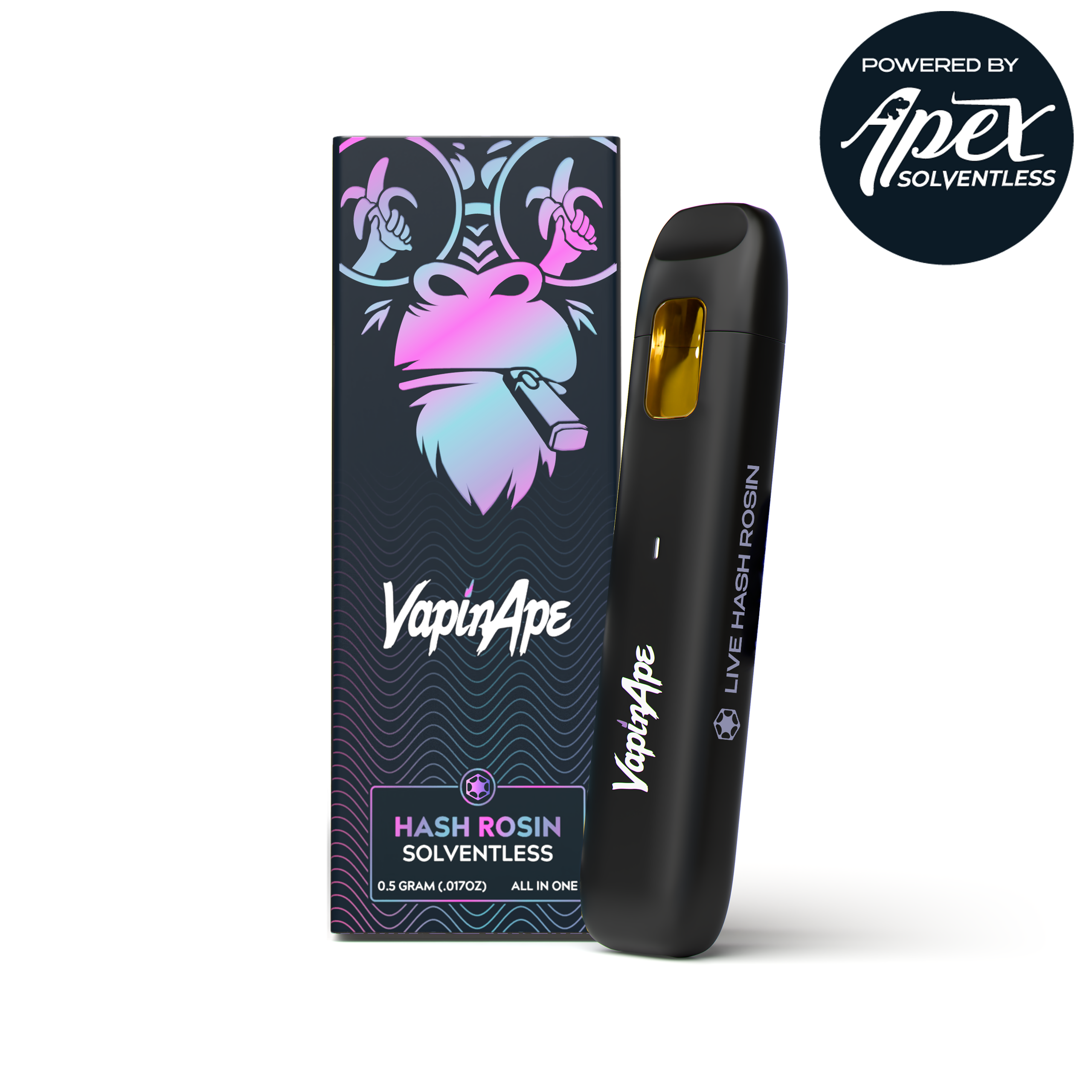 Vapin Ape | Yellowtail | Solventless Hash Rosin AIO