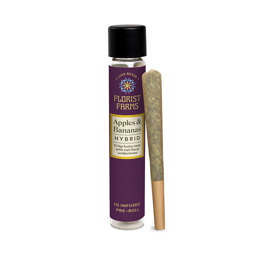 Live Resin Infused Apples and Bananas | 1 Gram Pre-Roll | Single