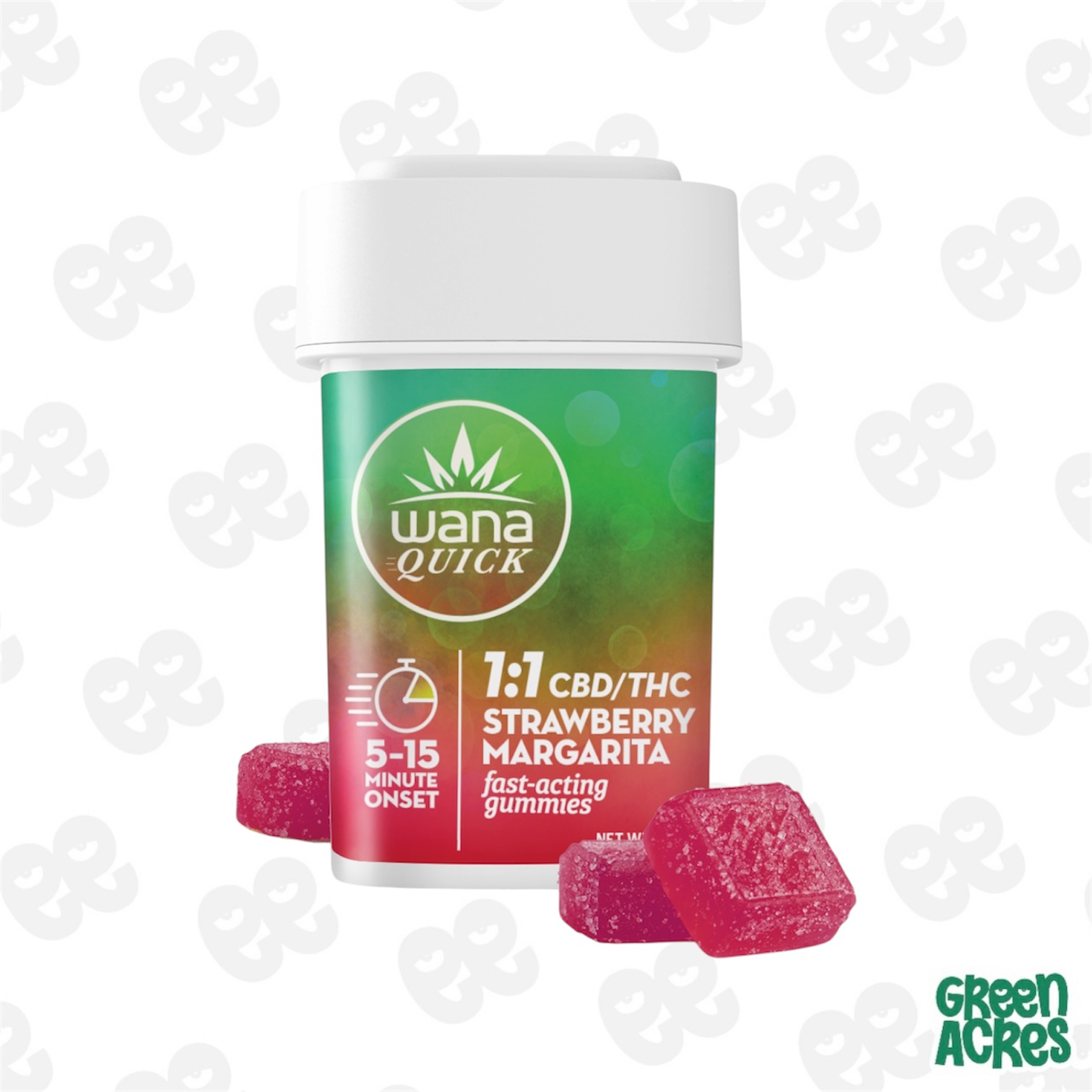 Strawberry Margarita Quick 200MG Gummies