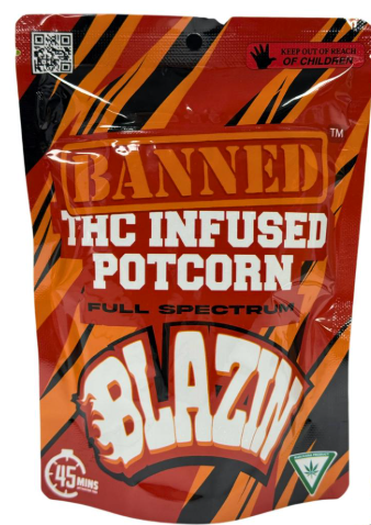 Banned - Blazin Potcorn - 200mg