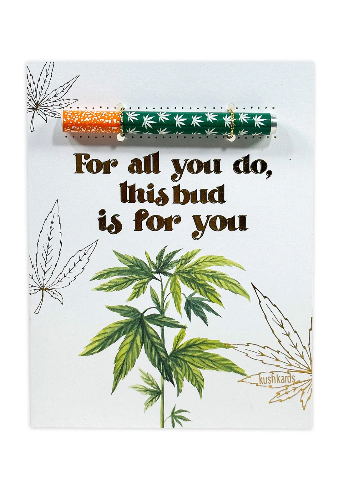 Kush Kards One Hitter Card