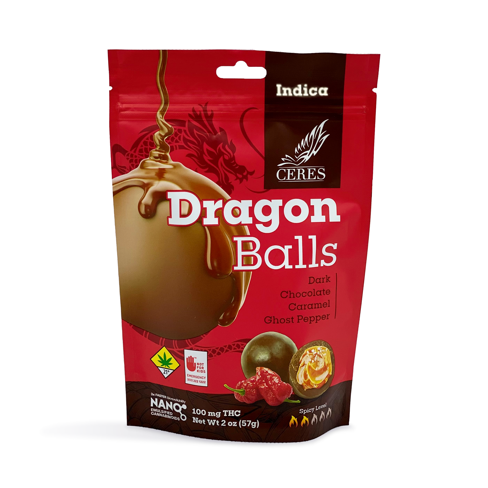 Dragon Balls Indica Single | 10mg