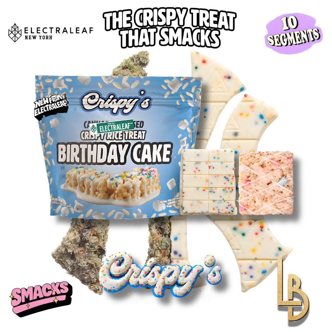 Crispy Birthday Cake Infused Crispy