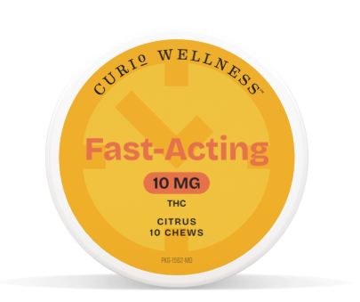 Curio | Citrus Fast Acting Chews | 10mg (10ct)