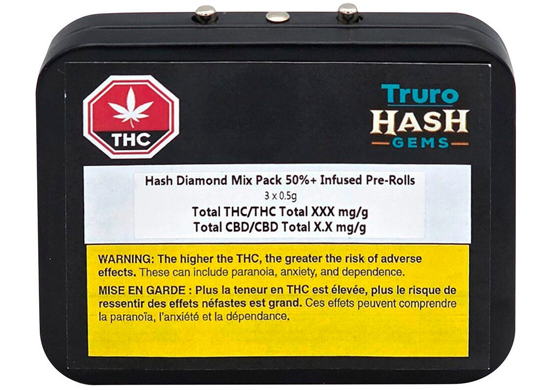Mix Pack Hash & Diamond Infused Pre-Roll | 3x0.5g